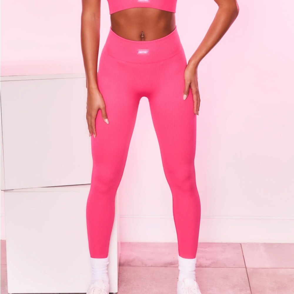 Bo + Tee Ribbed High Waist Leggings